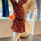Meisjes jurk - Paisley oranje
