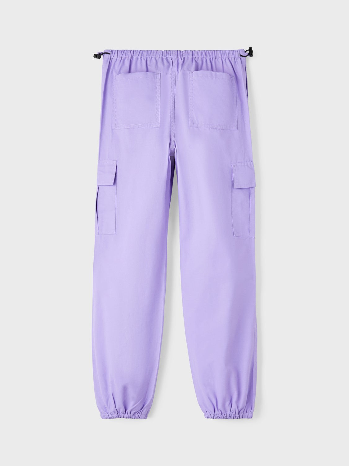 NAME IT Kids Baggy Fit Cargo Broek – Trendy Geweven Broek voor Meisjes