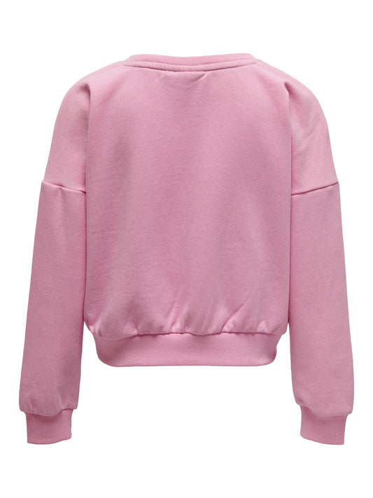 Roze crop trui van KIDS ONLY